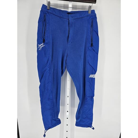 Air Jordan Flight MVP Joggers Game Royal Blue White Men's Size M *Broken Zipper* - Picture 1 of 6